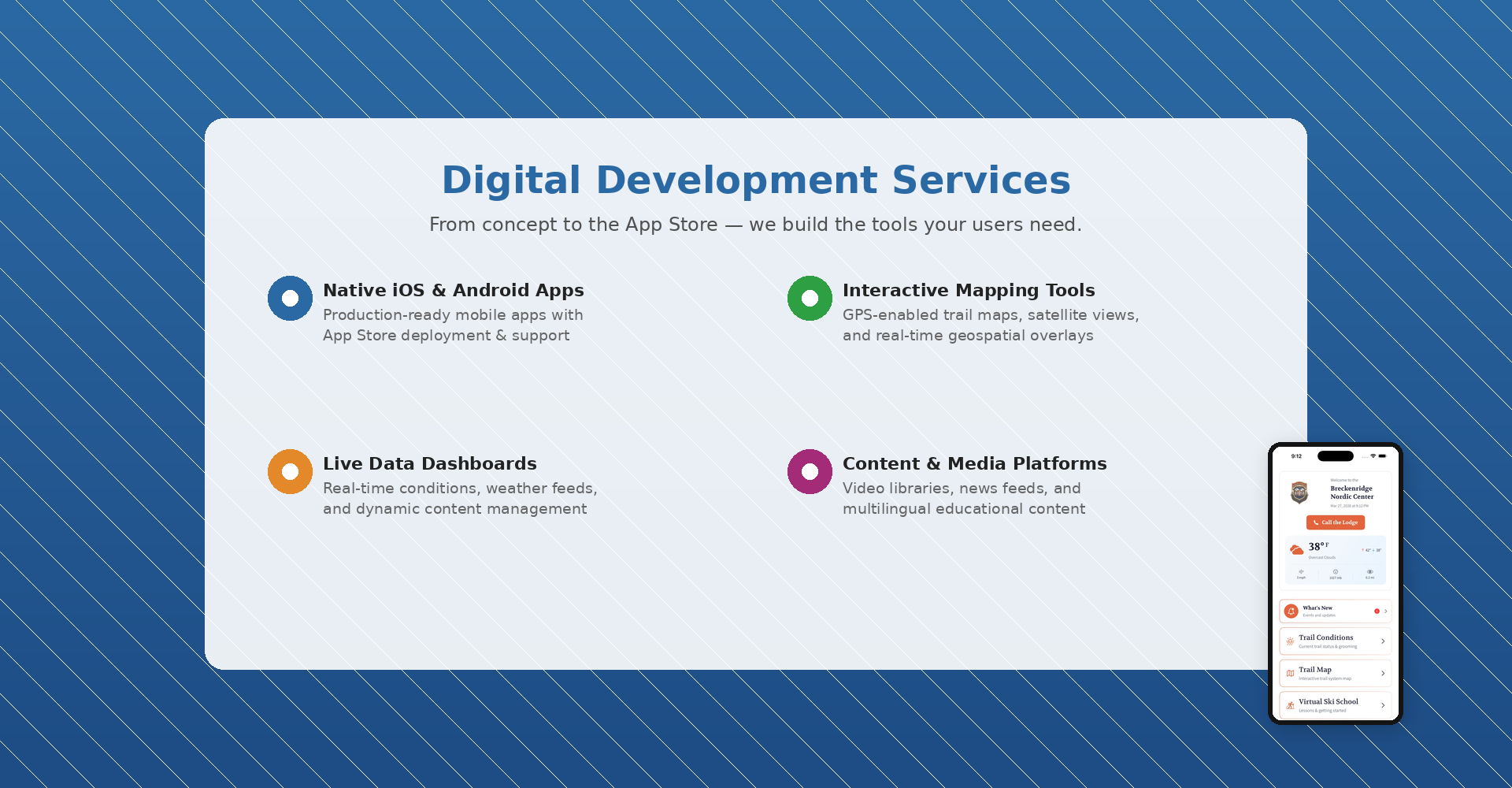 Alpine Geospatial digital development services overview